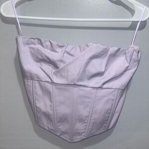 Lavender Corset Top